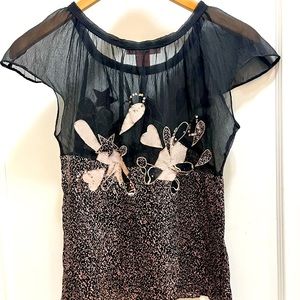 Vintage Rebecca Taylor Silk Top, 4